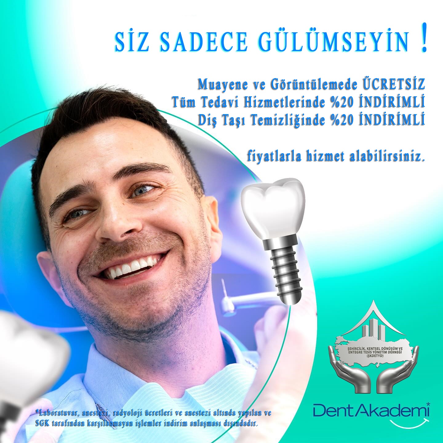 Dent Akademi ile üyelerimize özel indirim